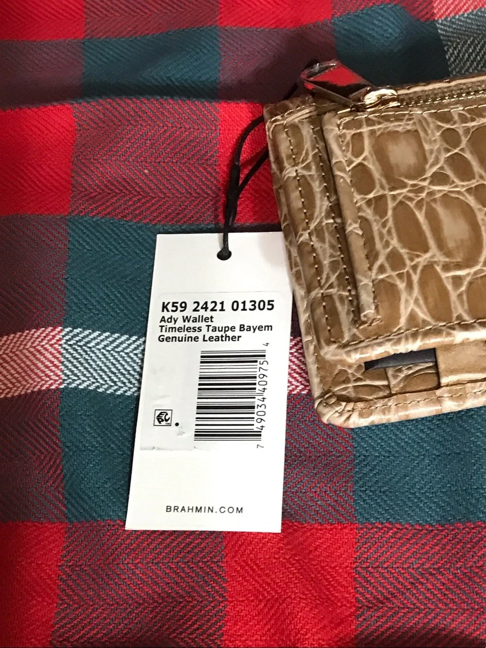 Brahmin elegant croc