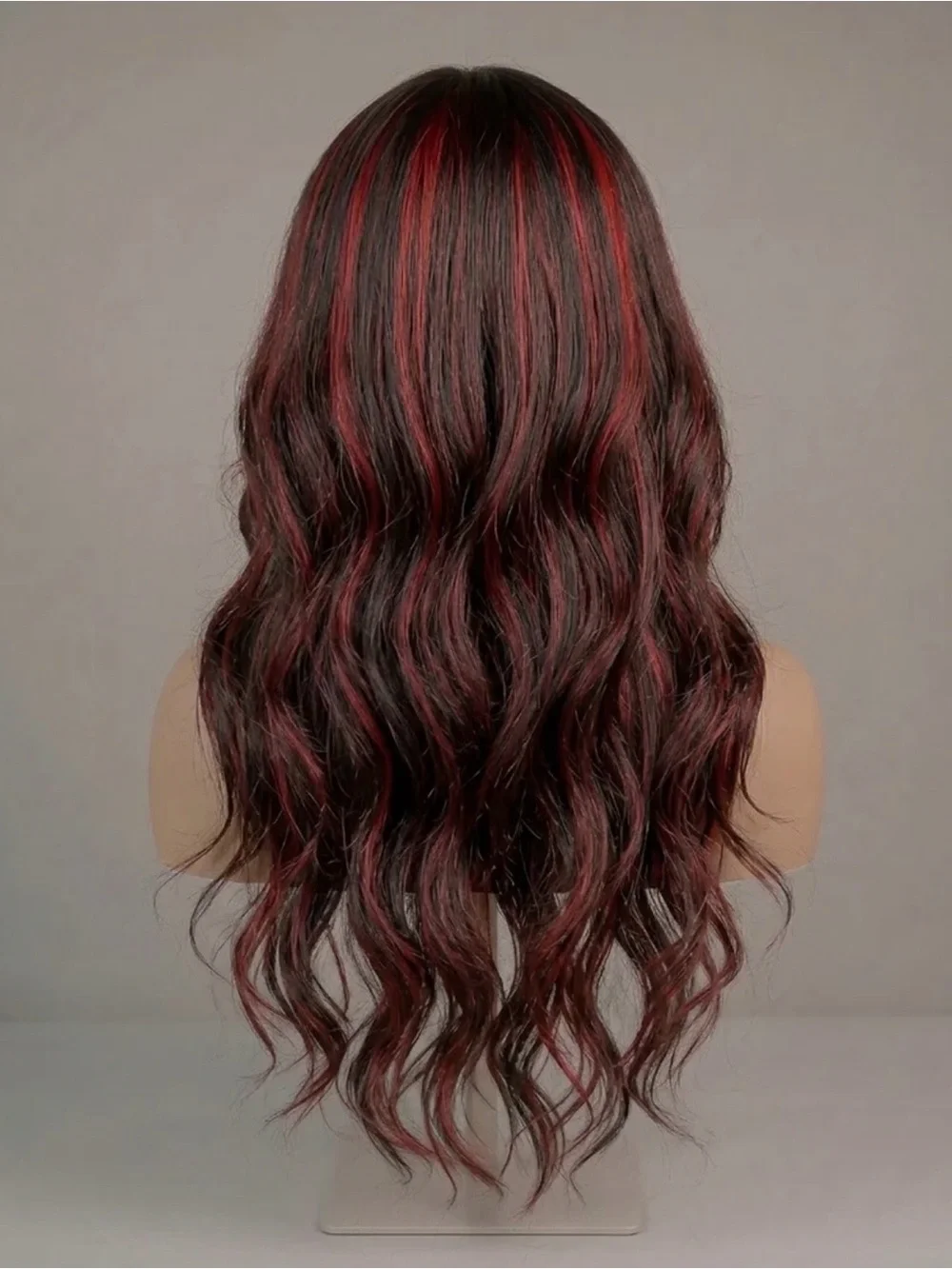N/A curtain seamless wig
