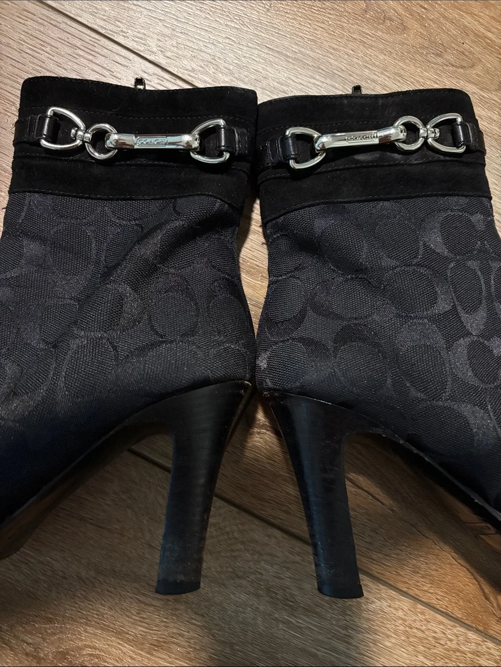 Coach booties size