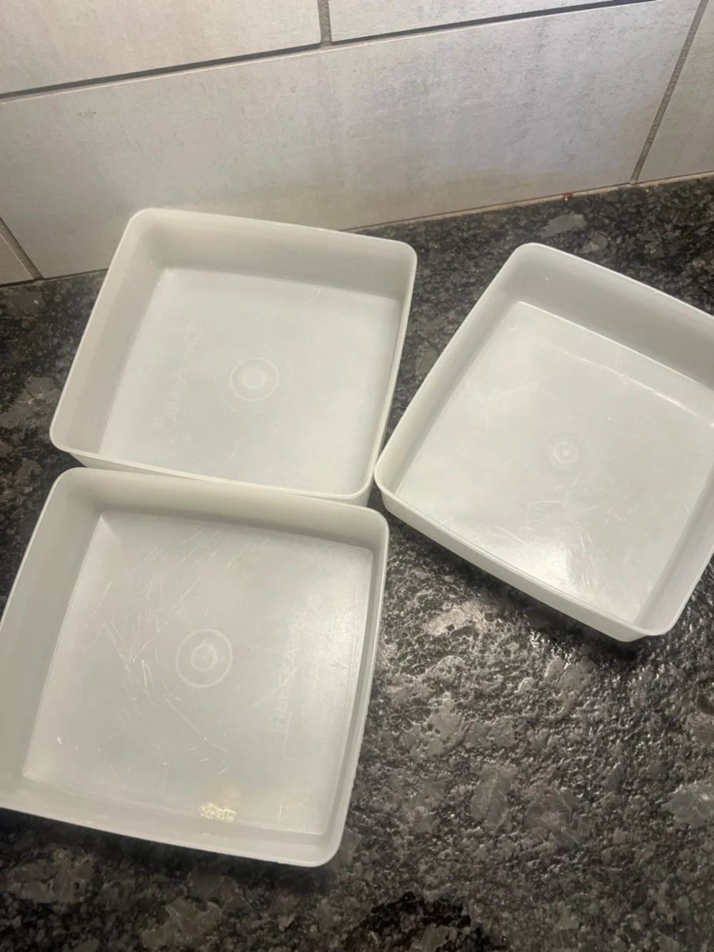 Tupperware sandwich containers