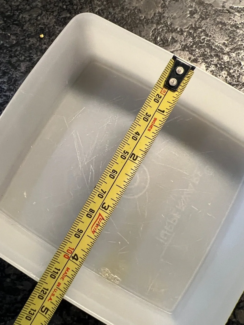 Tupperware holding standard terribly