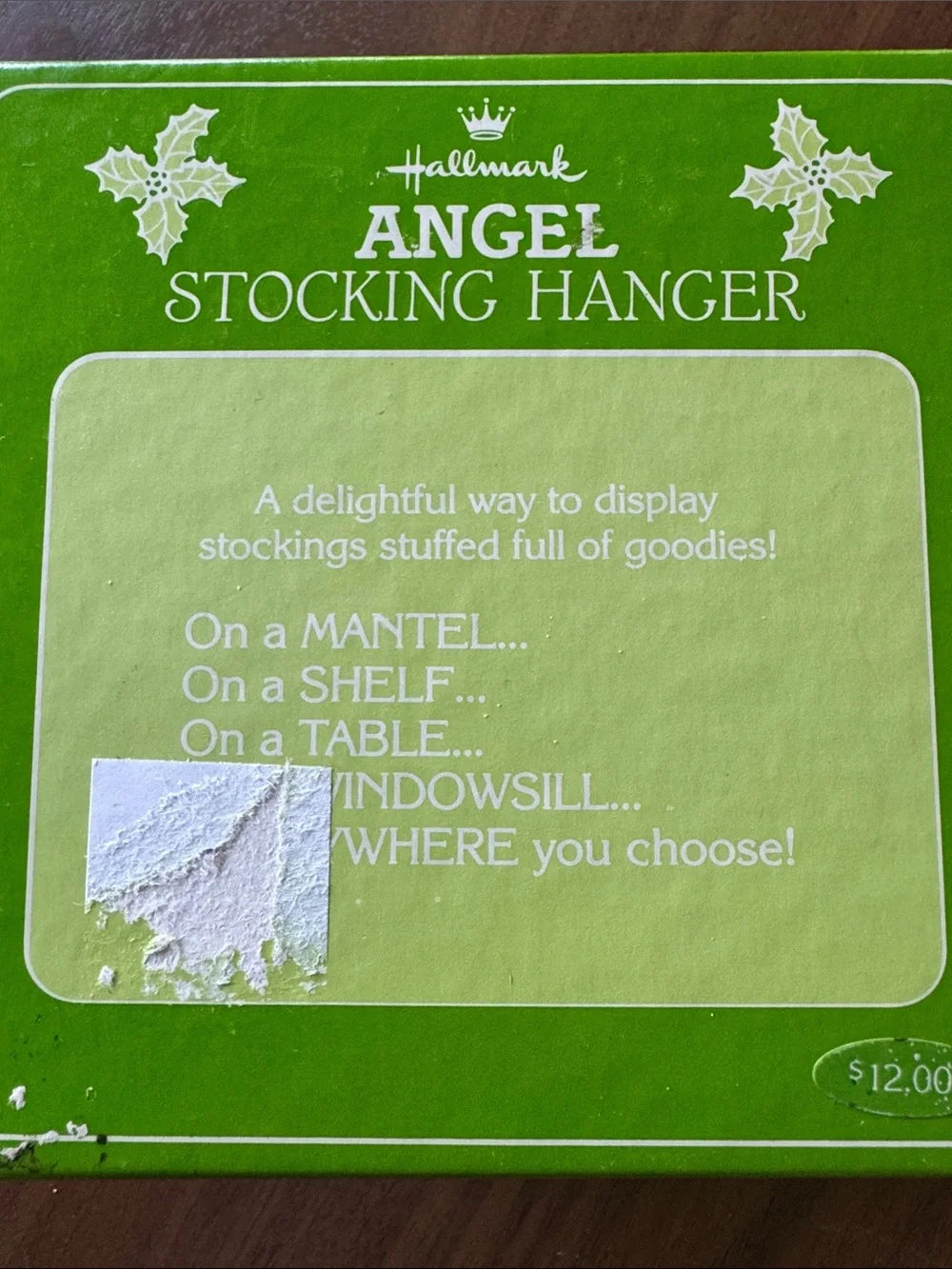 Hallmark angel stocking