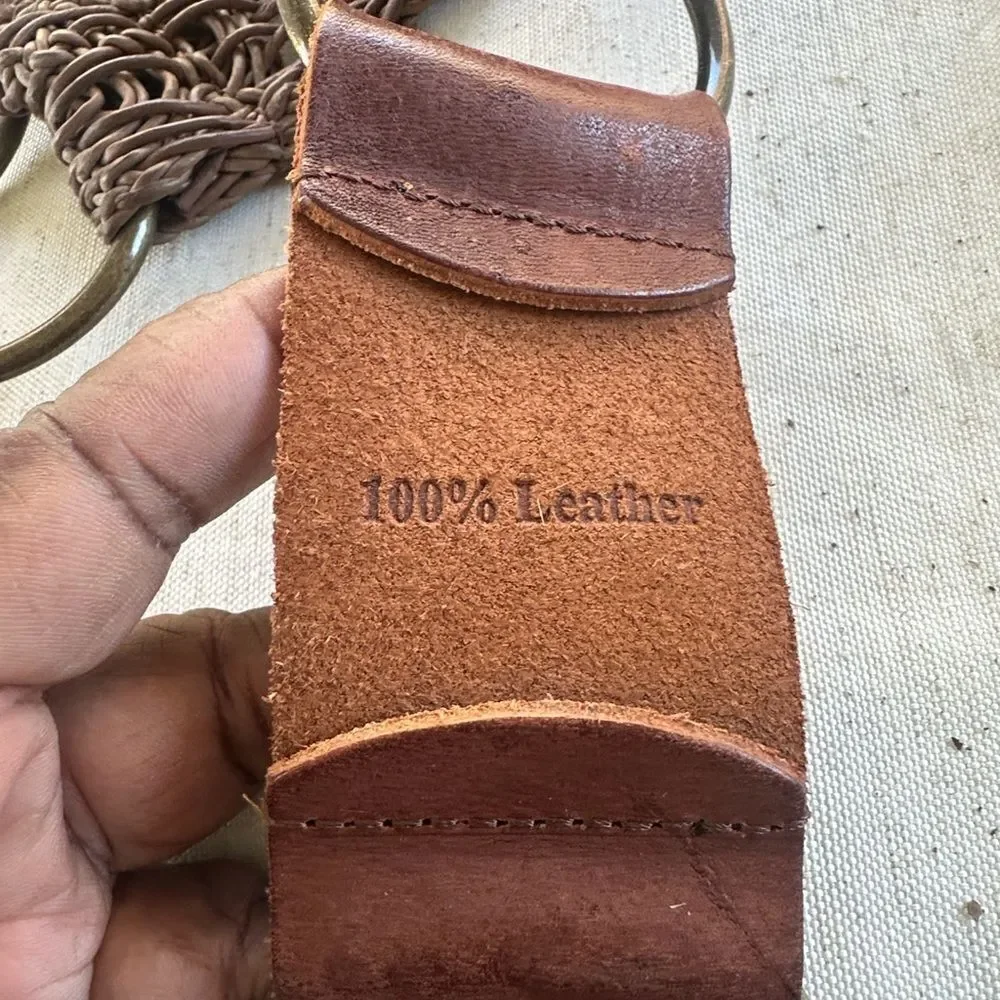 CAbi brown leather