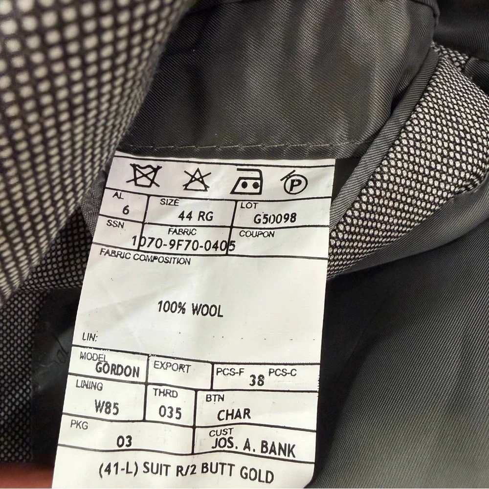Jos. A. Bank grey size
