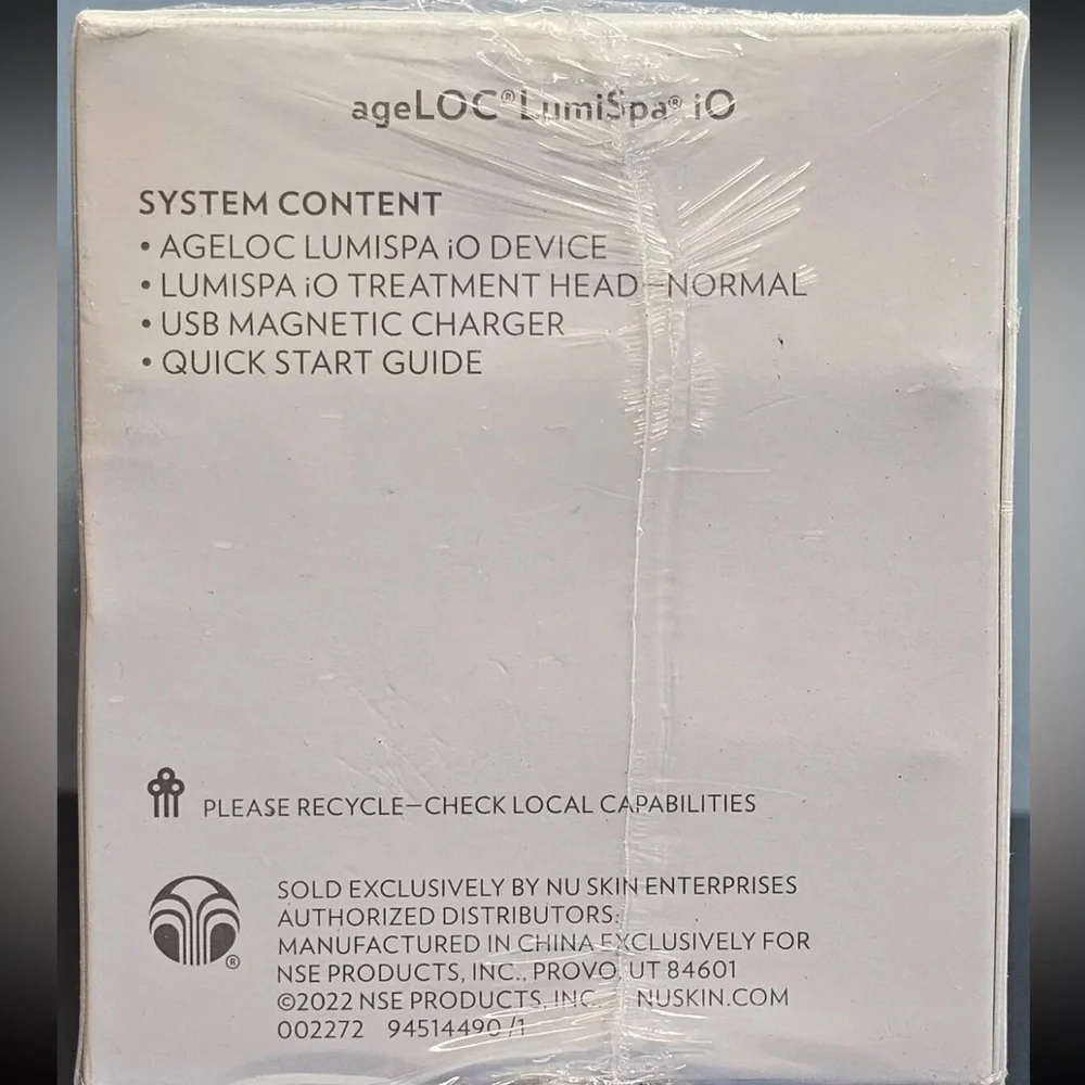 NuFACE LumiSpa White Facial Cleansing Device