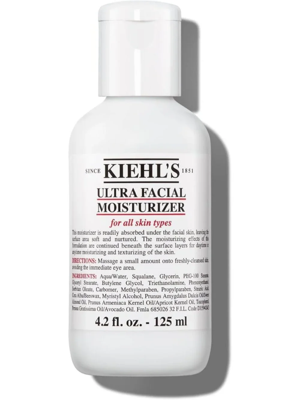 Ultra Facial Moisturizer for Daily Hydration, Squalane & Glycerin