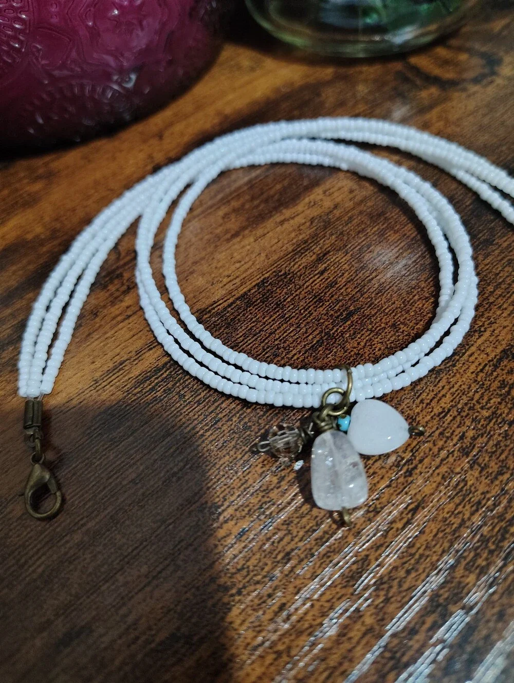 Handmade elegant white