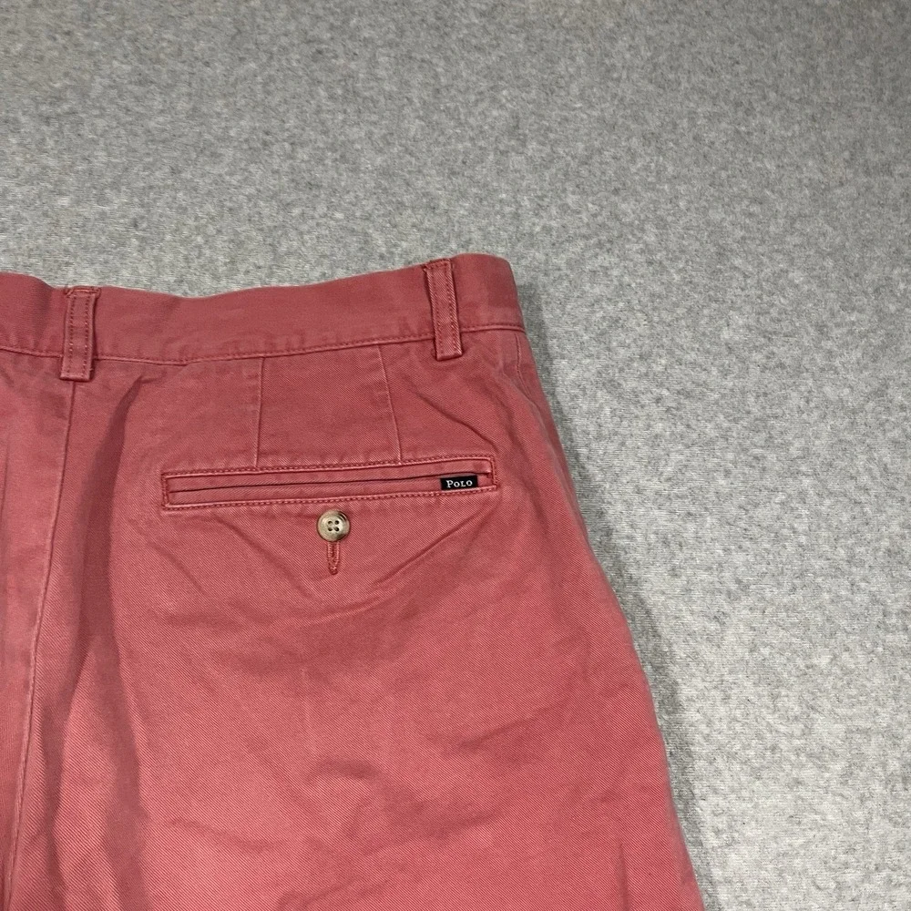 Polo Ralph Lauren Shorts Mens 29 (Fit 30) Pink Chino Flat Front 8