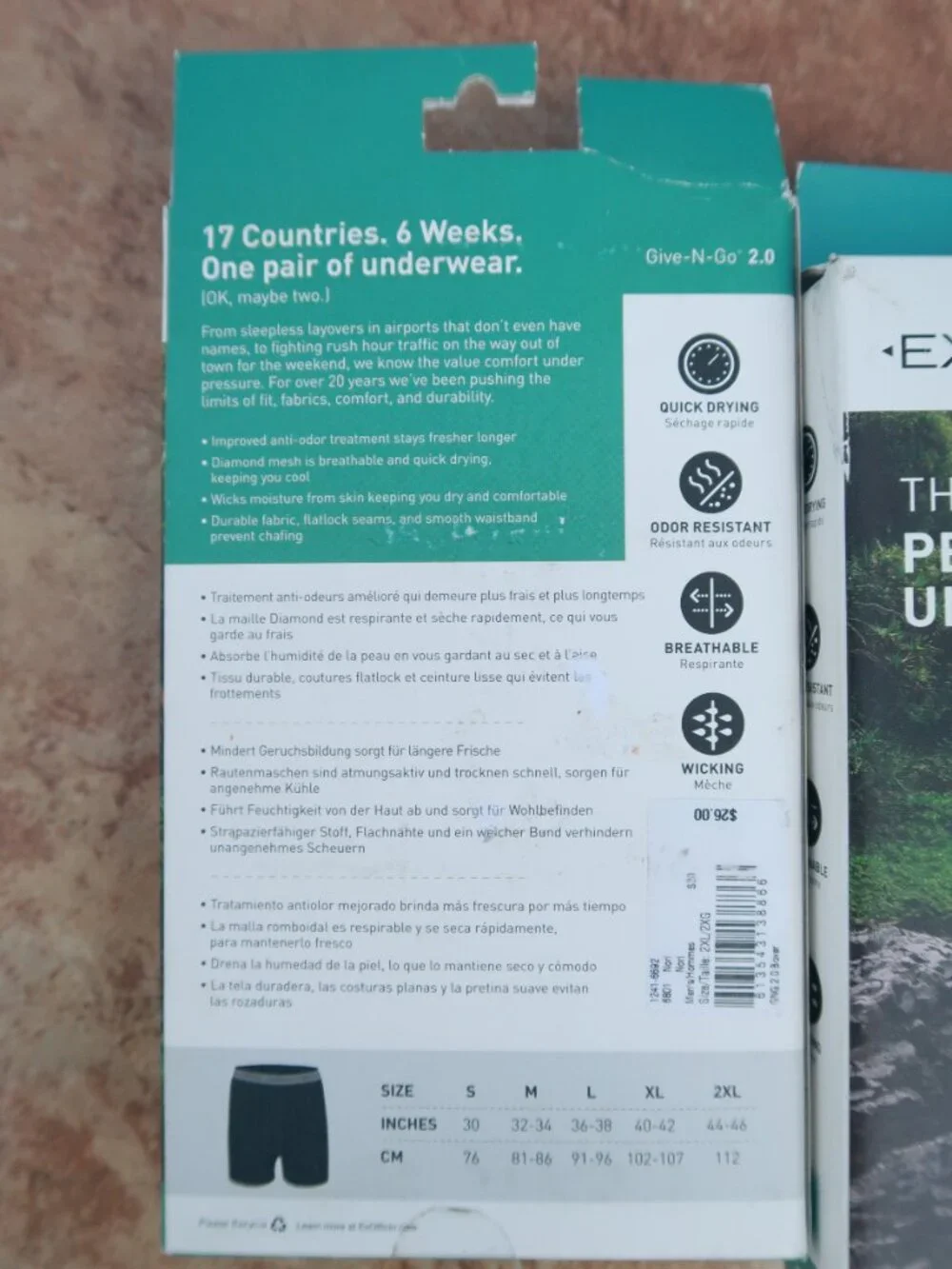 Exofficio two pairs