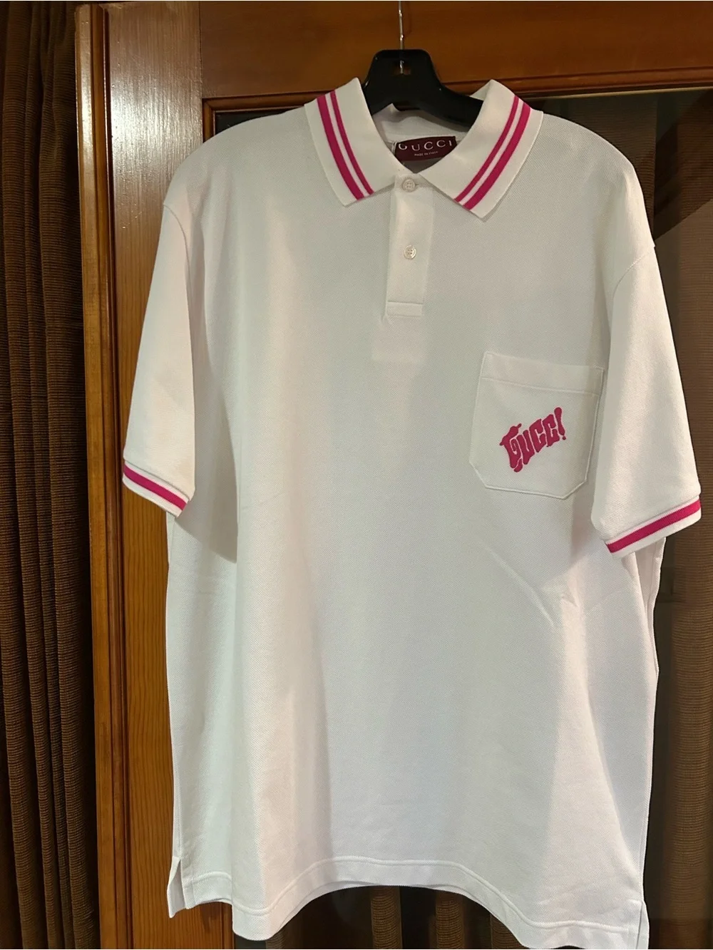 Gucci white polo