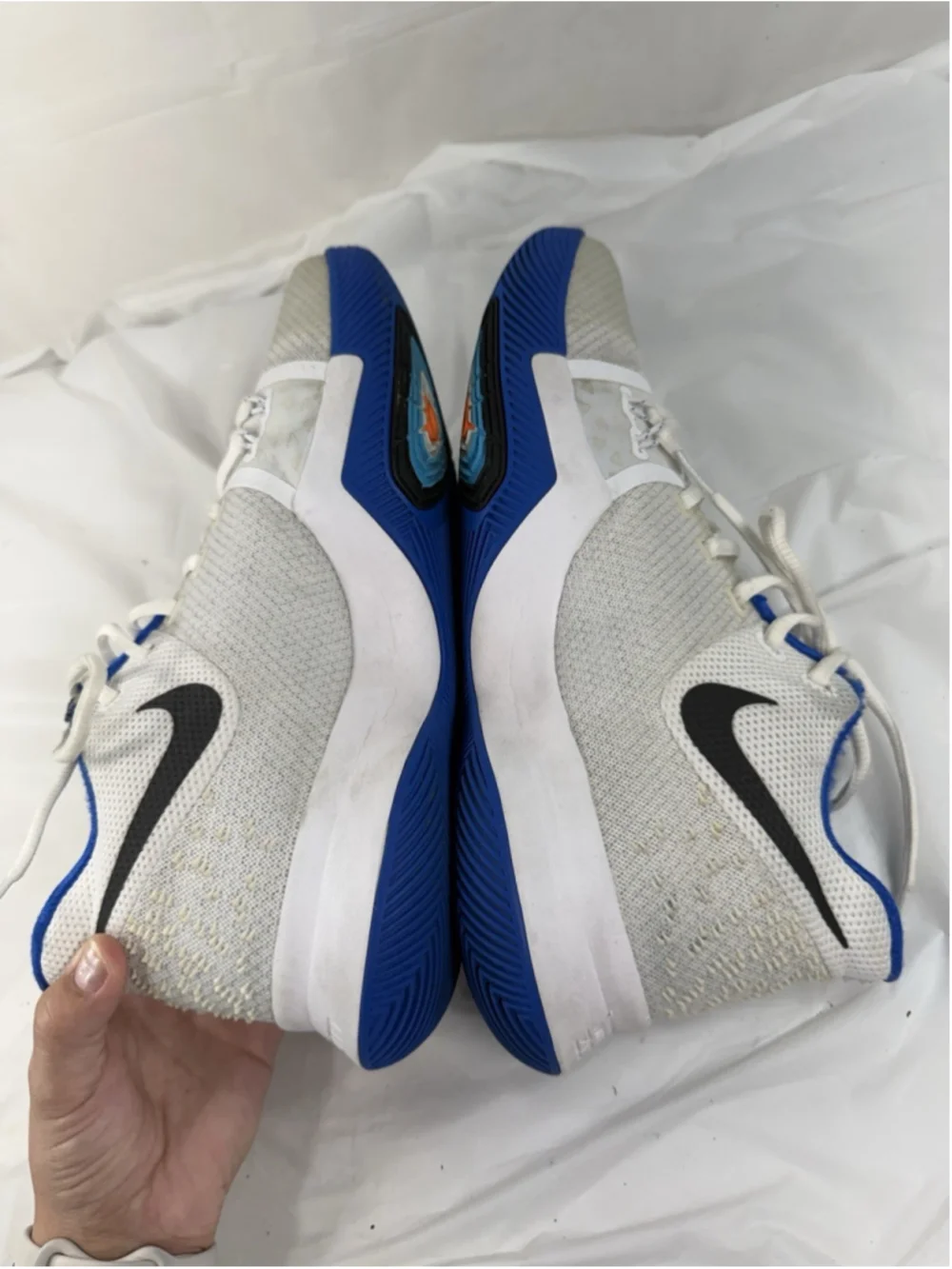 RARE Sz 11 Nike Kyrie 3 Duke Hyper Cobalt Blue Men's Shoes 852395-102 2016