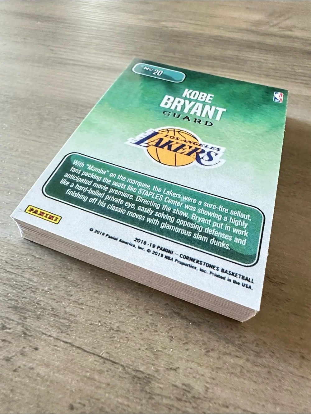 Panini kobe bryant