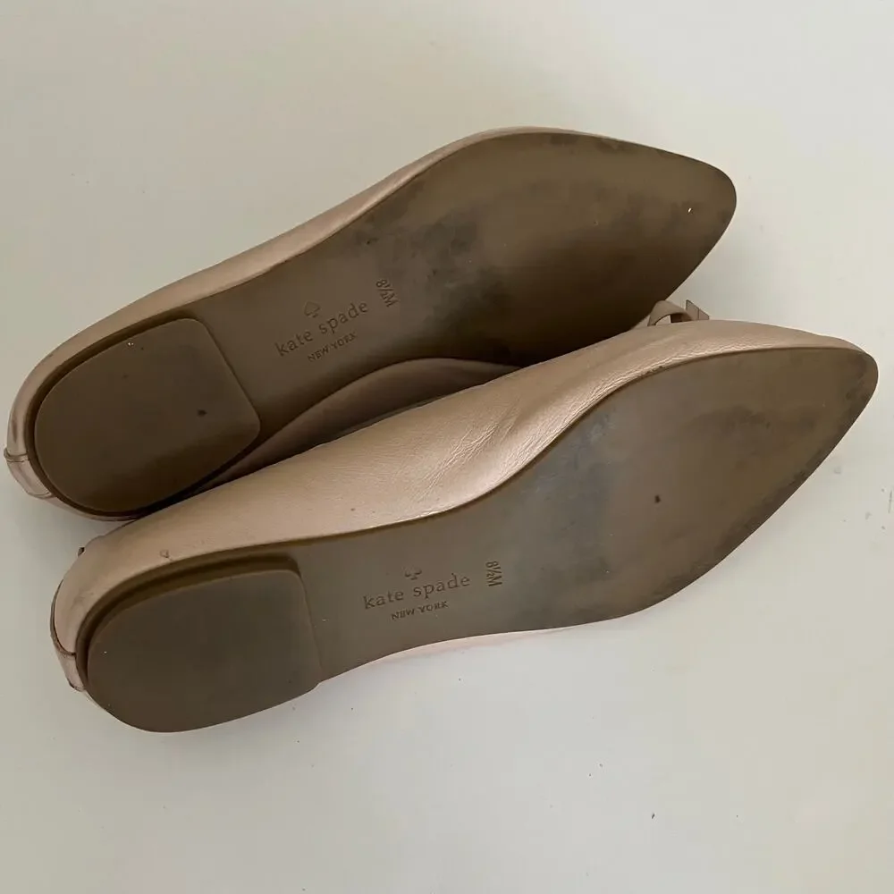 kate spade scalloped flat +women