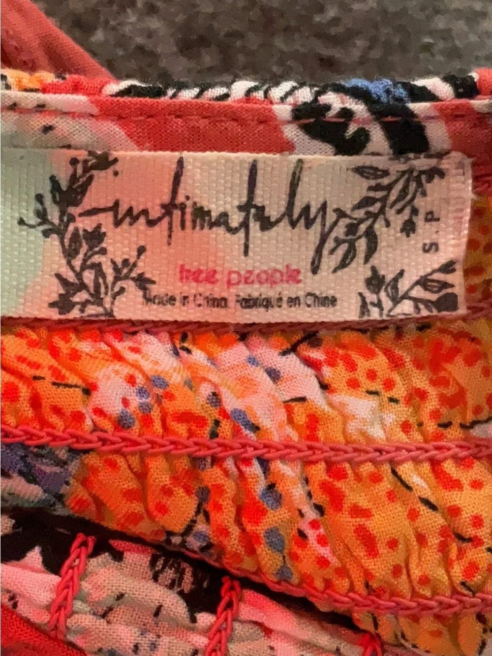 Free People floral 100% people