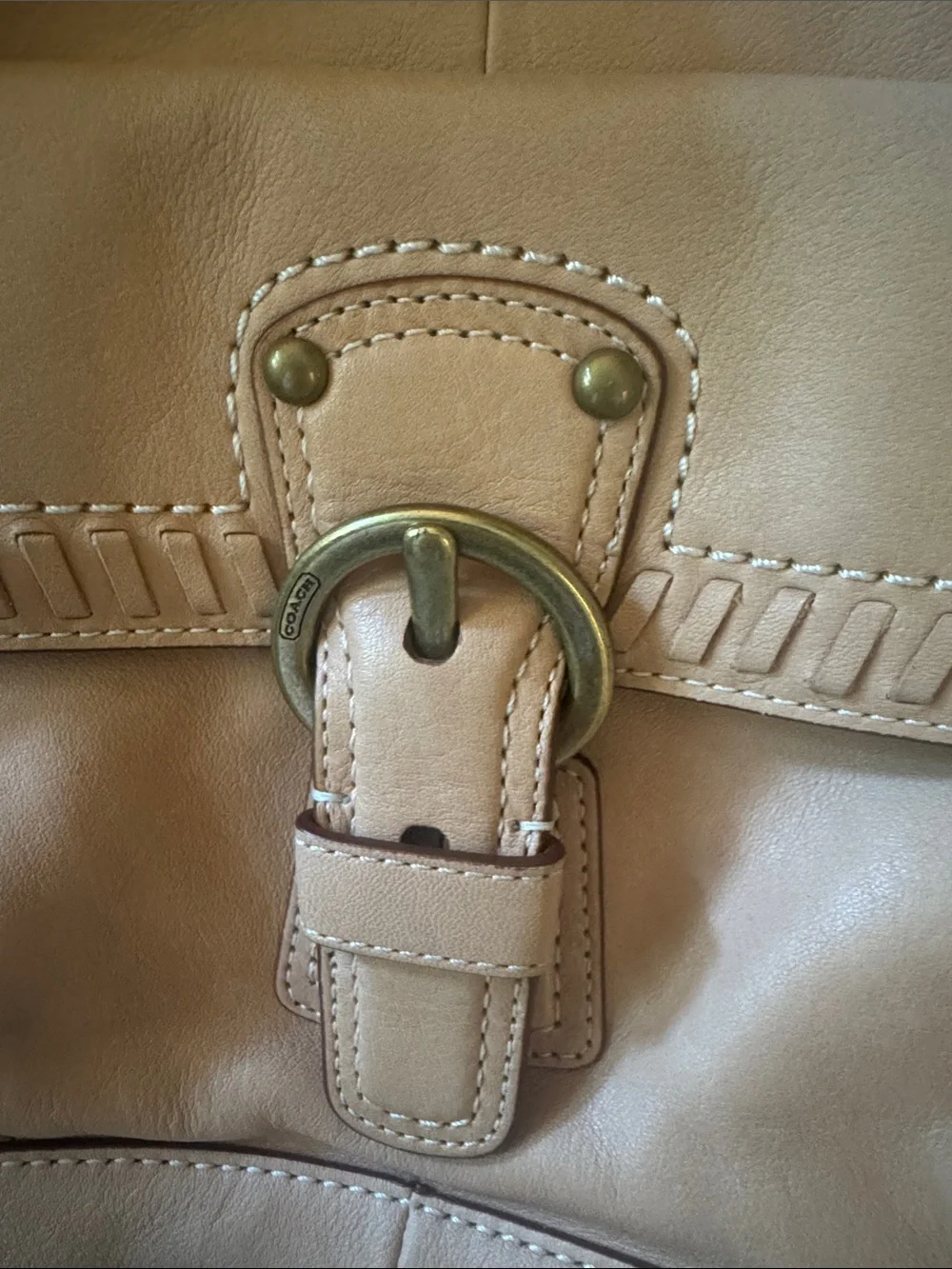Coach Poppy Whipstitch Tote