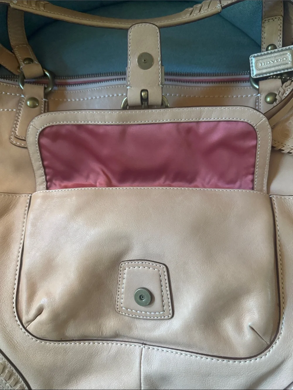 Coach Poppy Whipstitch Tote