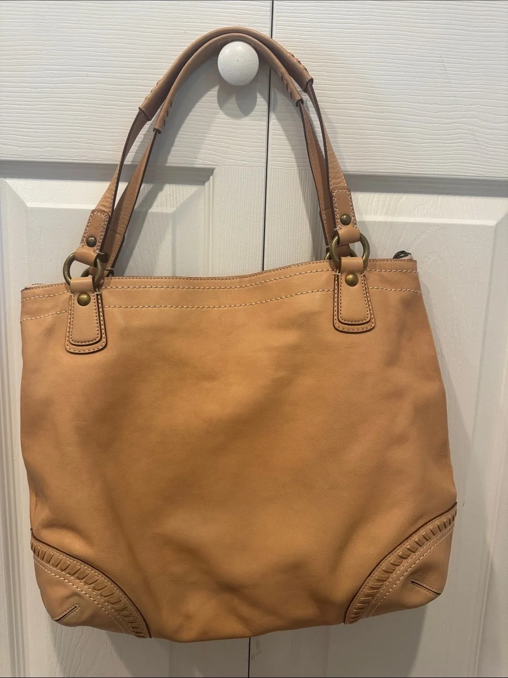 Coach Poppy Whipstitch Tote