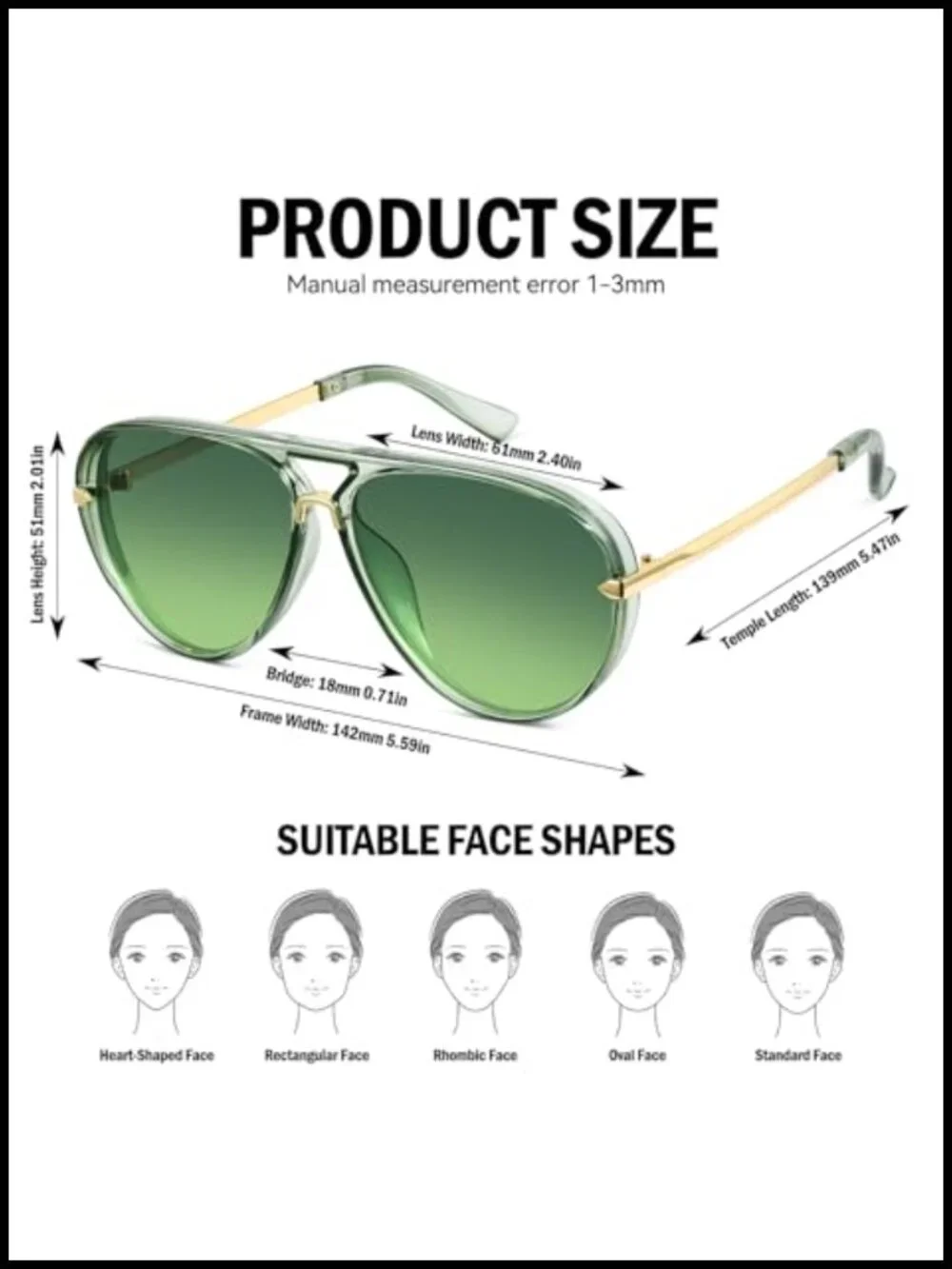 N/A these oversized