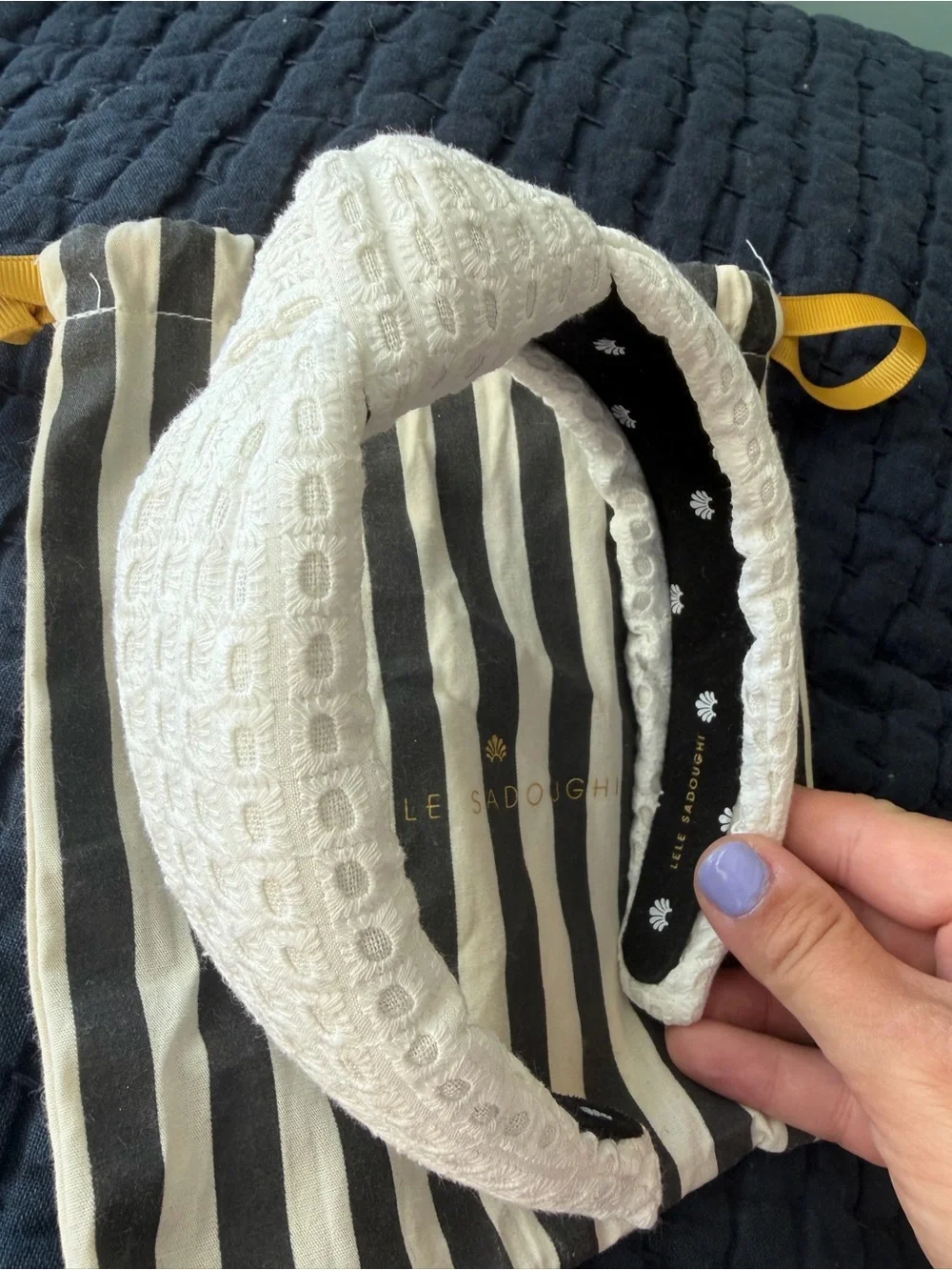 Lele Sadoughi padded knot