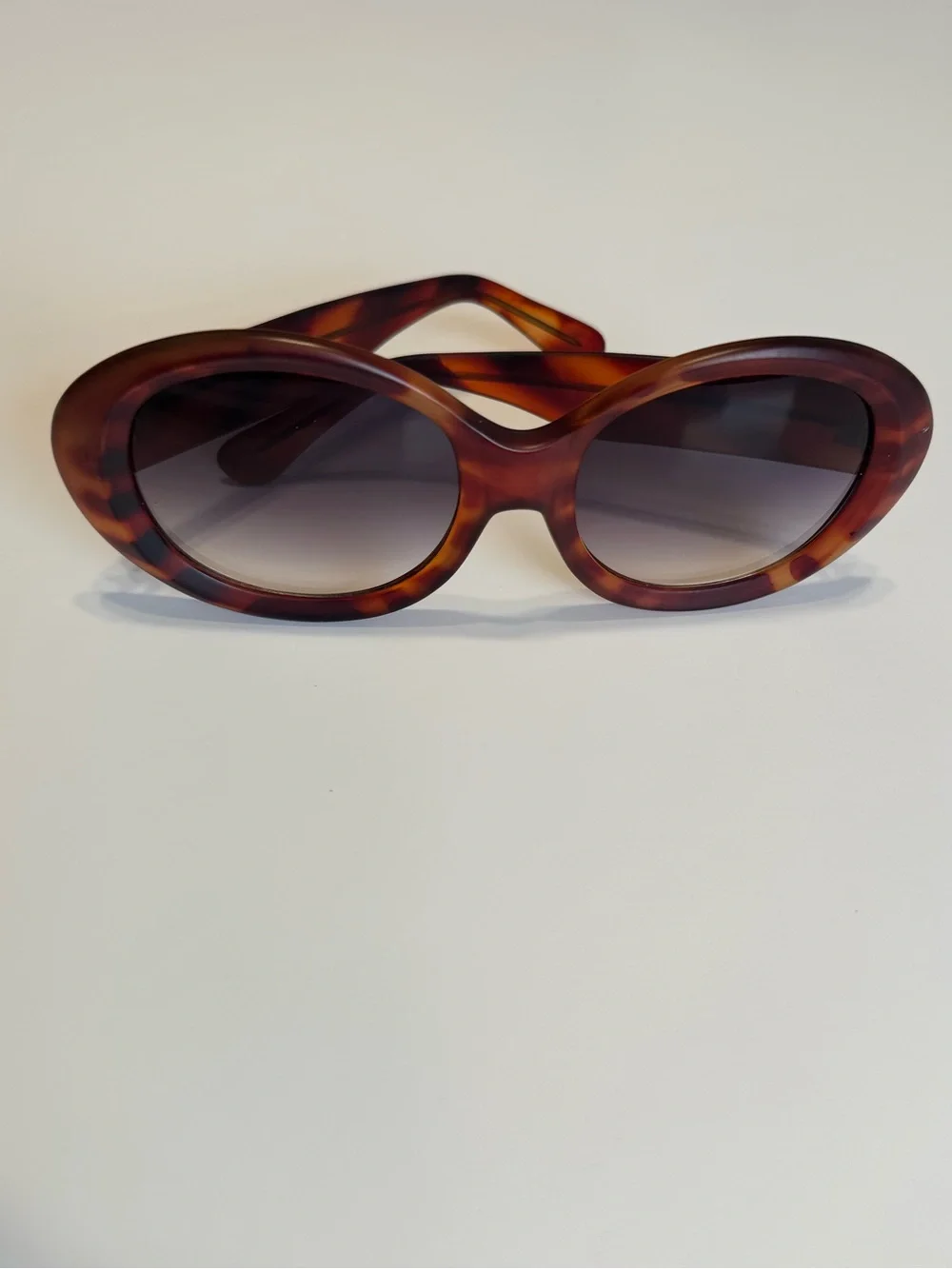 Tortoiseshell Oversized Oval Cat Eye Women's Sunglasses - Brown | Y2K Glam Retro