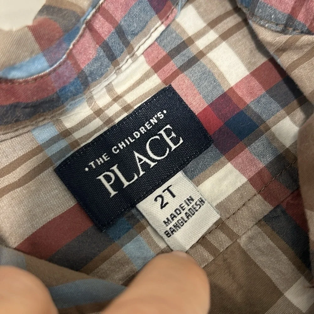 The Childrens Place stylish plaid