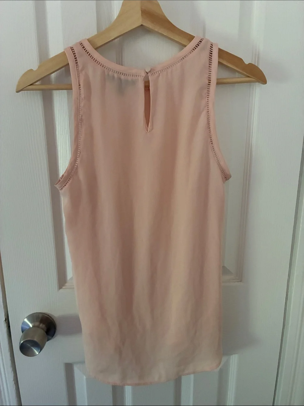 J. Crew Blush Pink Sleeveless Chiffon Camisole