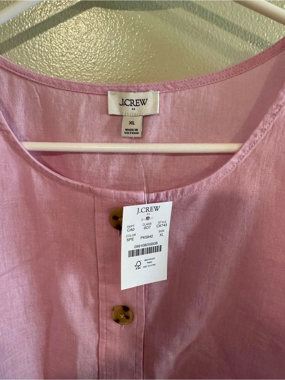 J. Crew crew sleeveless