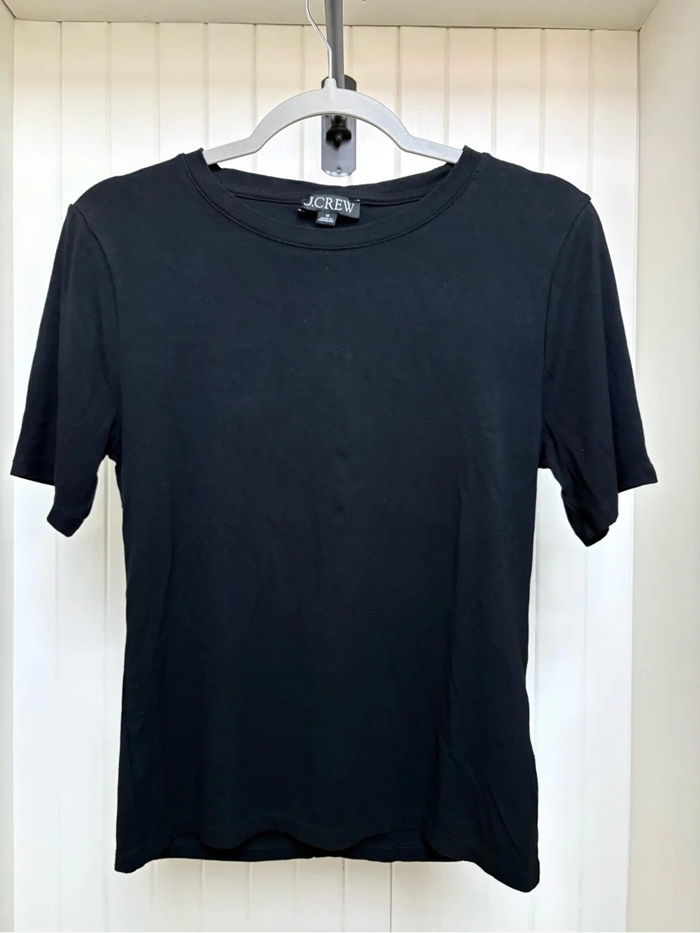 J.Crew Black Crewneck Short Sleeve T-Shirt