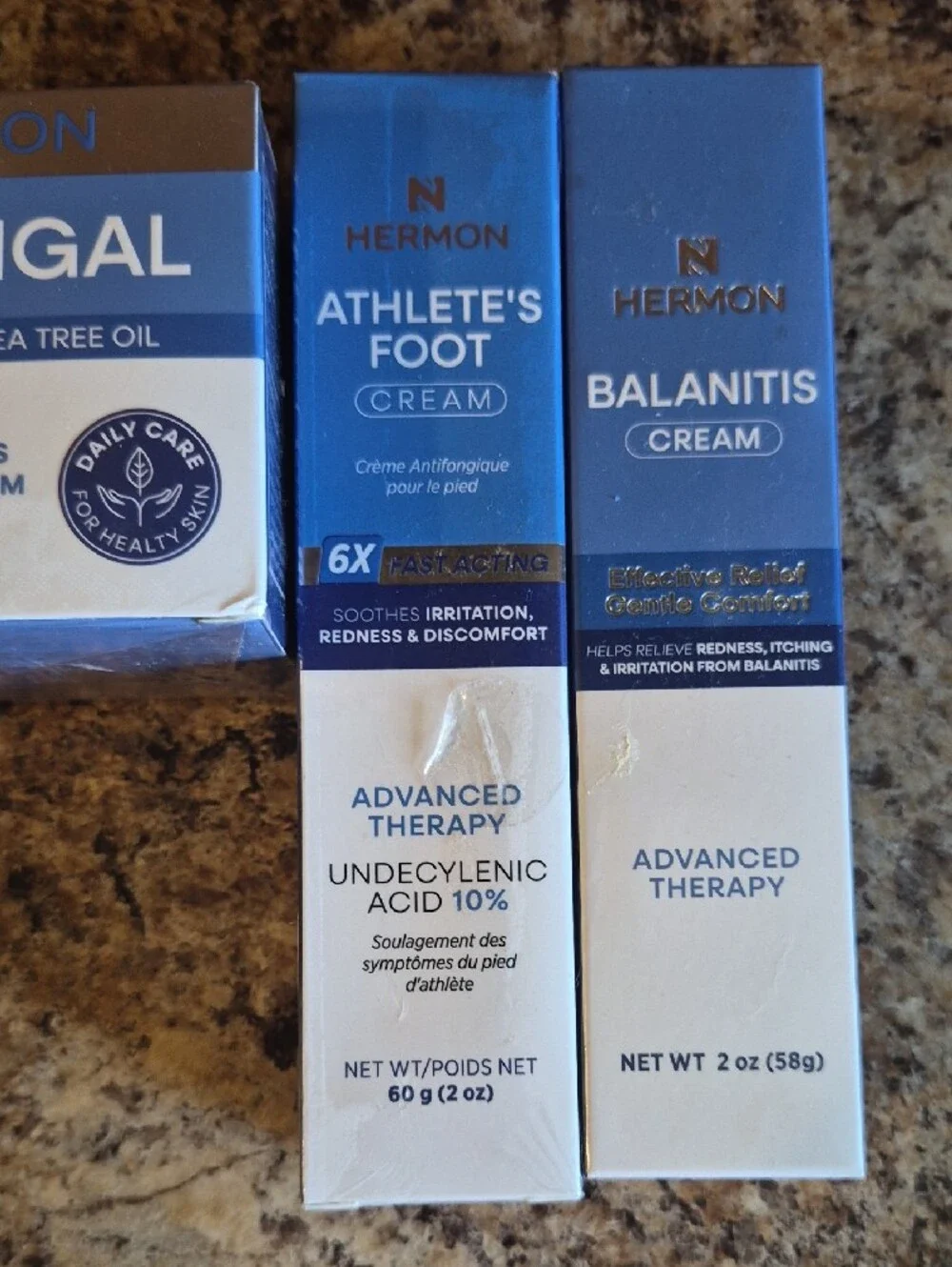 Hermon Antifungal & Athlete's Foot Cream Set - New