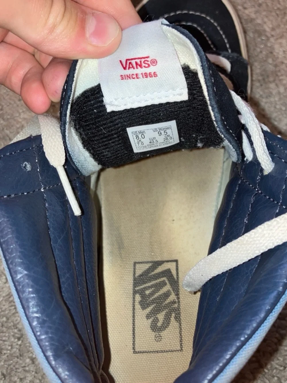 Vans rubber inspired