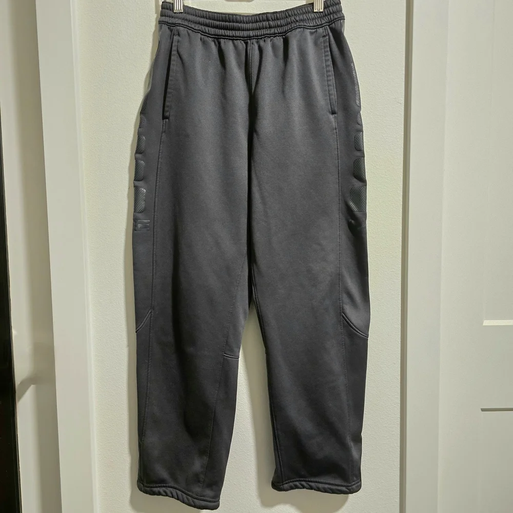 Nike Joggers Boys‎ Dri Fit Sweat Pants Adjustable Sporty Athletic Gray Size XL