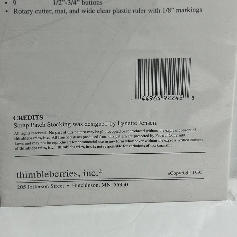Thimbleberries pattern new