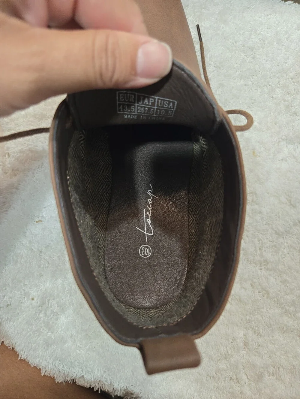 Toecap new without