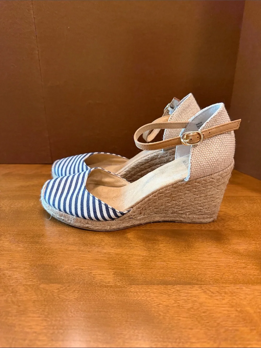 White Mountain nautical striped
