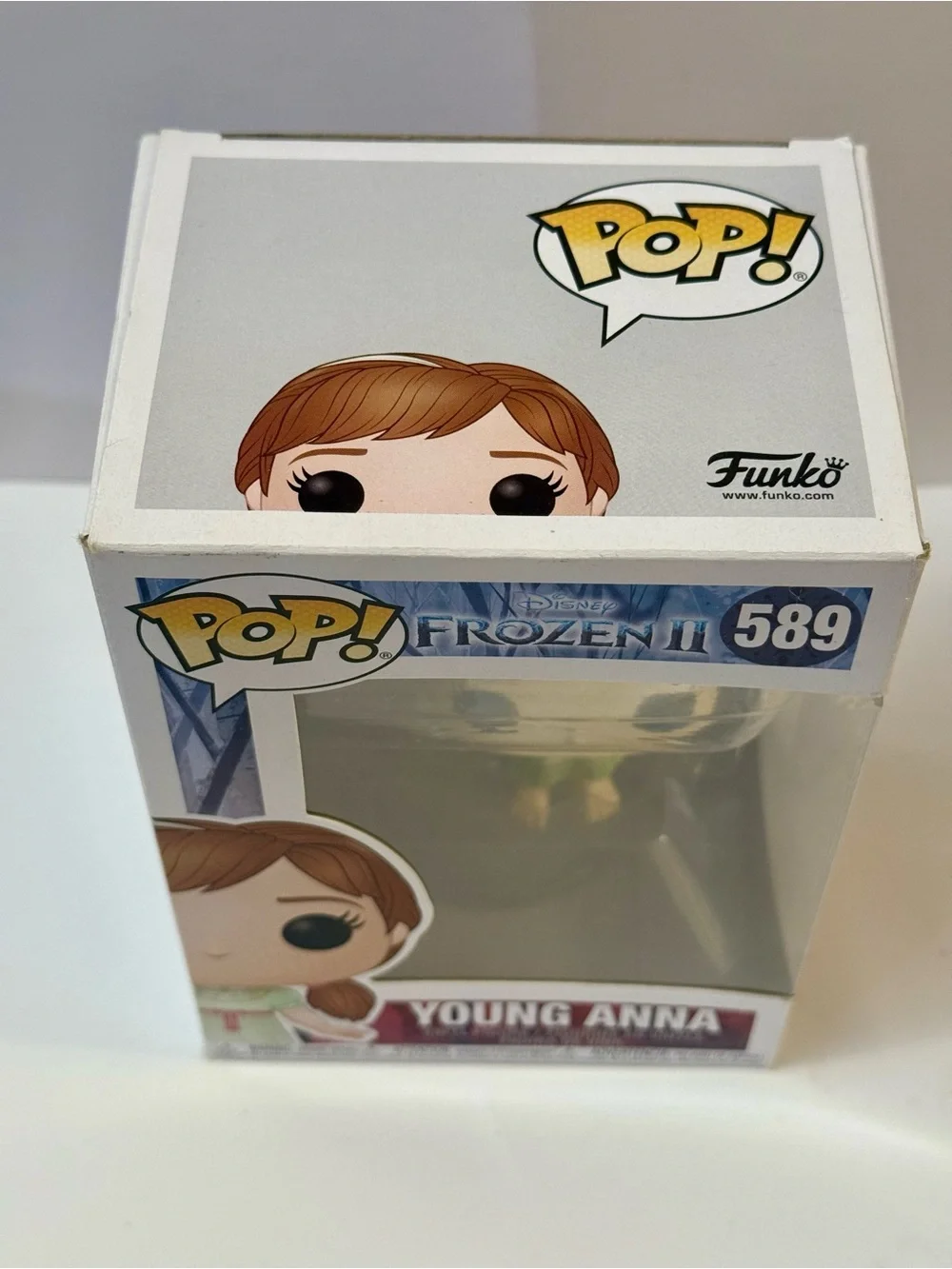 Disney Funko Pop! Young Anna in Light Green Dress with Auburn Hair