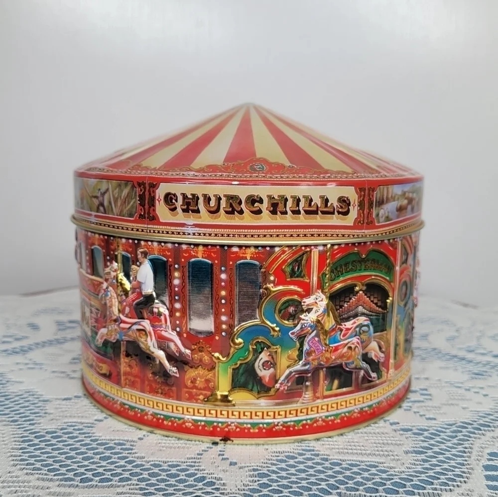 Churchill's of London English‎ Toffee Made in England Collectible Tin QUIRKY