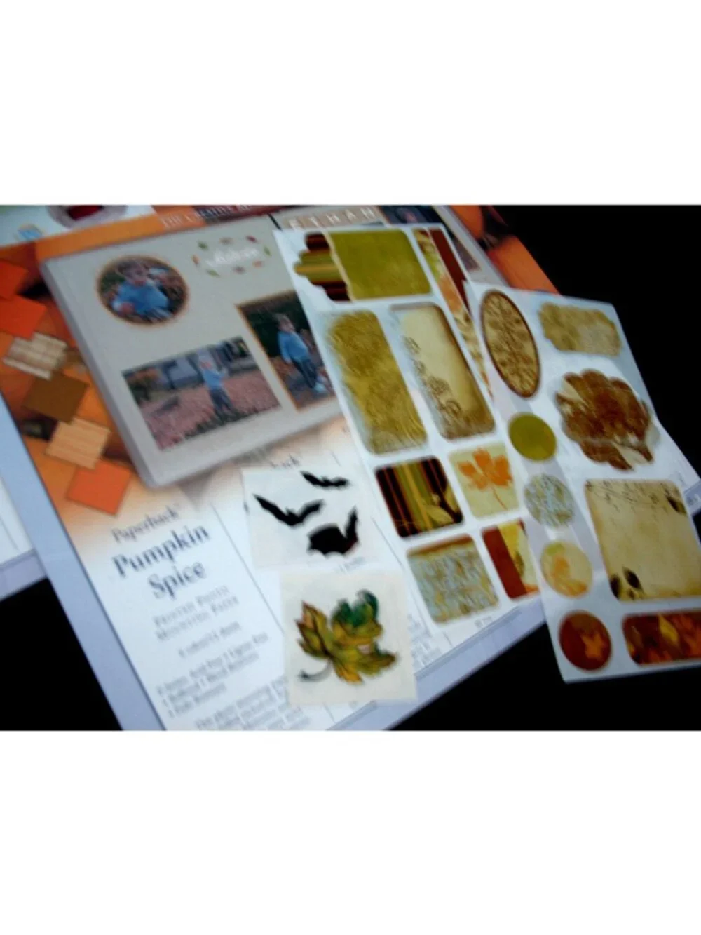 Creative Memories pumpkin squirrels elegance