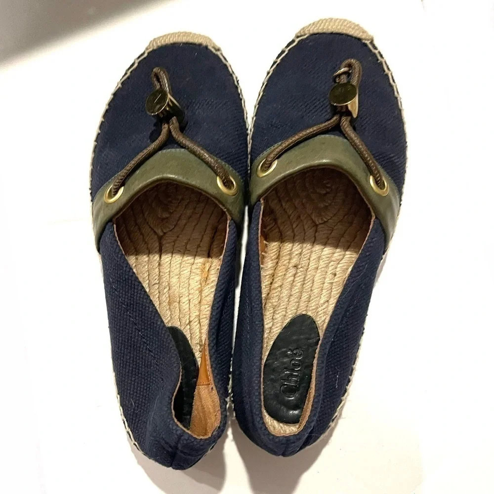 Chloe navy canvas