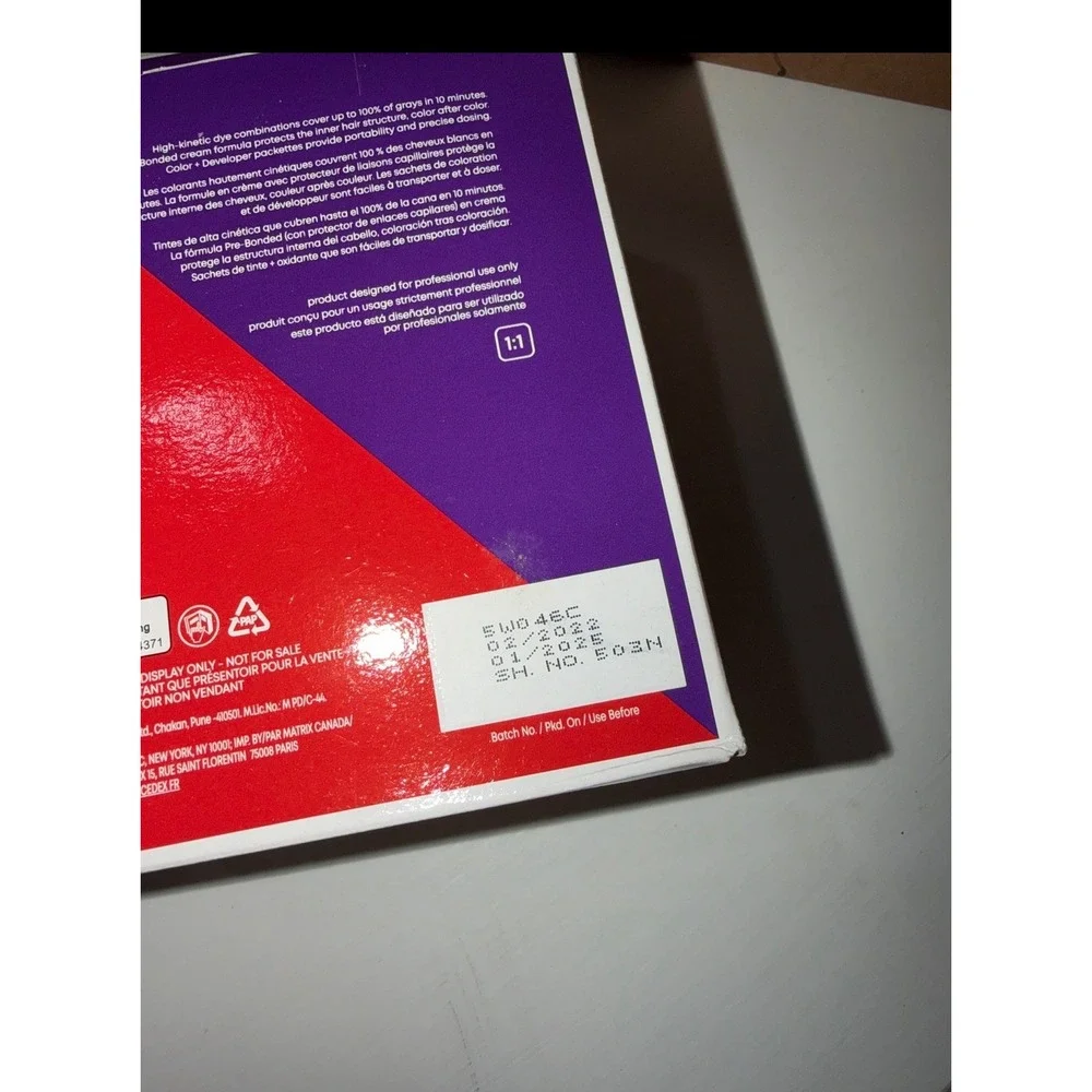 Matrix SoColor 10 Min Pre-Bonded Permanent‎ Hair Color 503N 6 Packets 20V