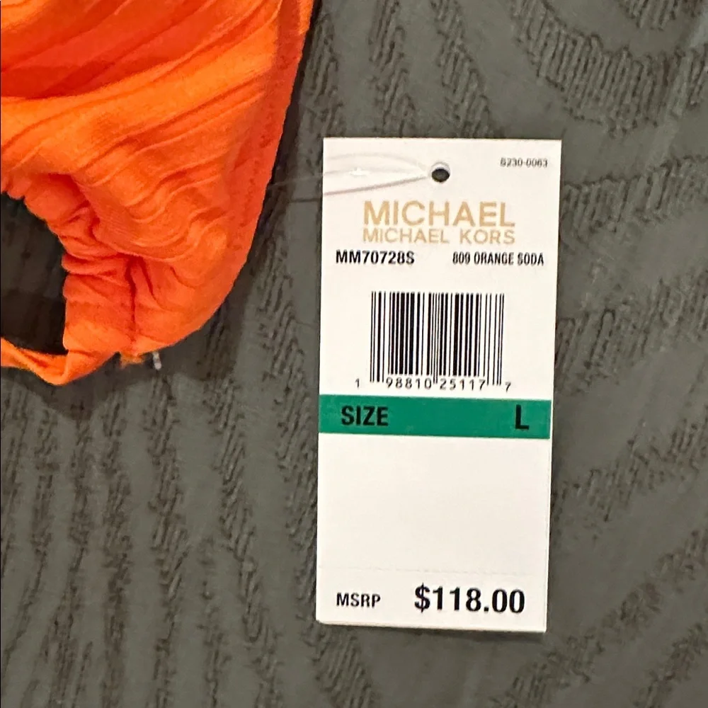 Michael Kors bright orange