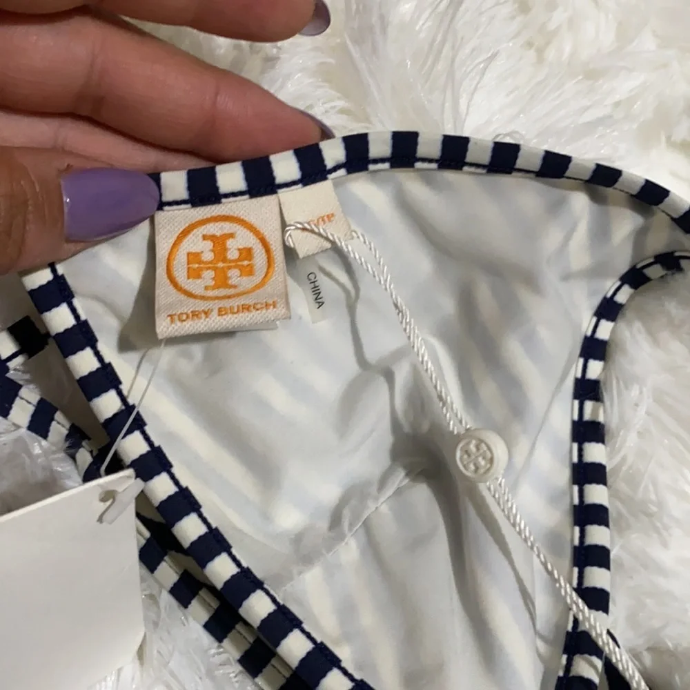 Tory Burch stripe bikini