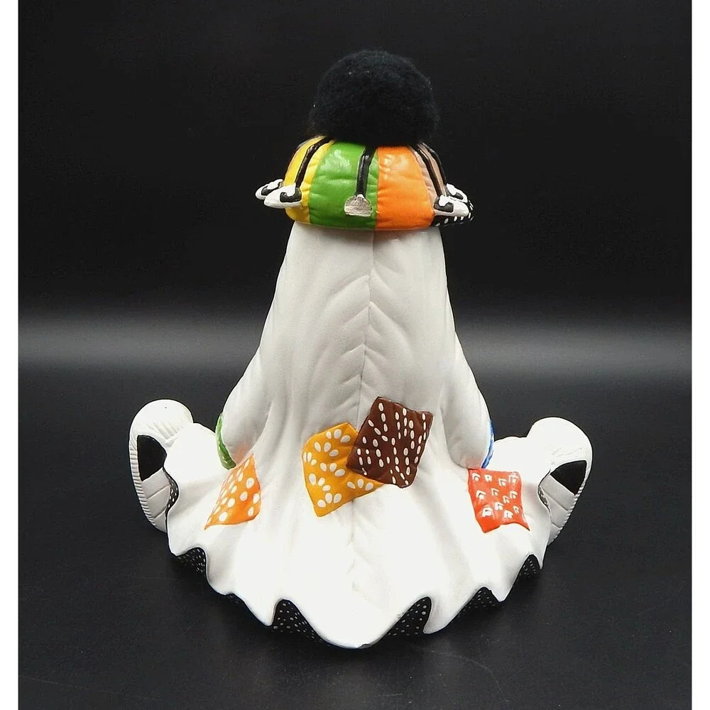 Dona Mold 1980s Ceramic Ghost Boy Spider Baseball Hat Halloween Hand Painted