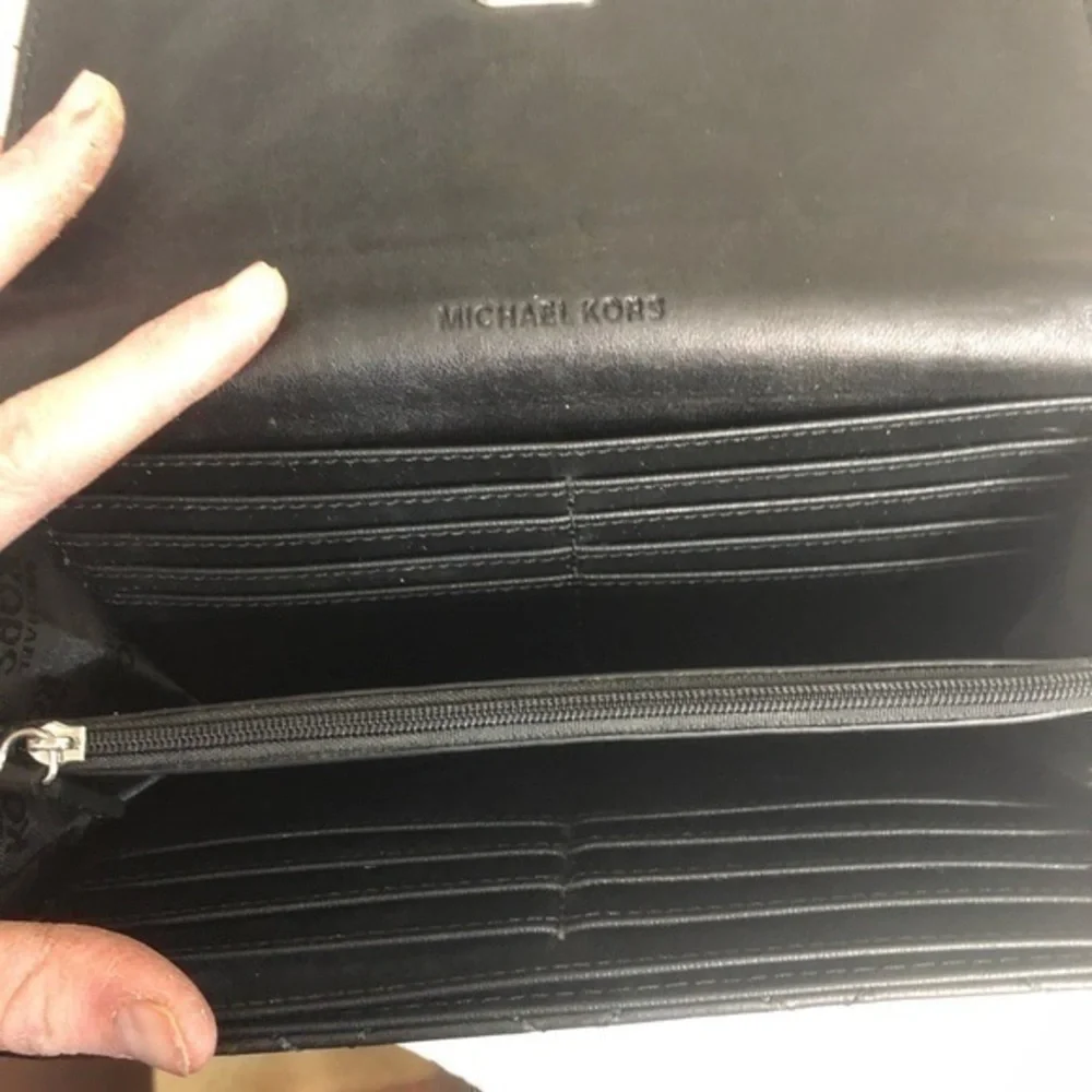 Michael Kors wallet edges but