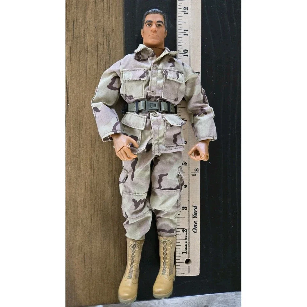 Vintage S/2 GI Joe Hasbro Dolls desert Camouflage Uniforms 12