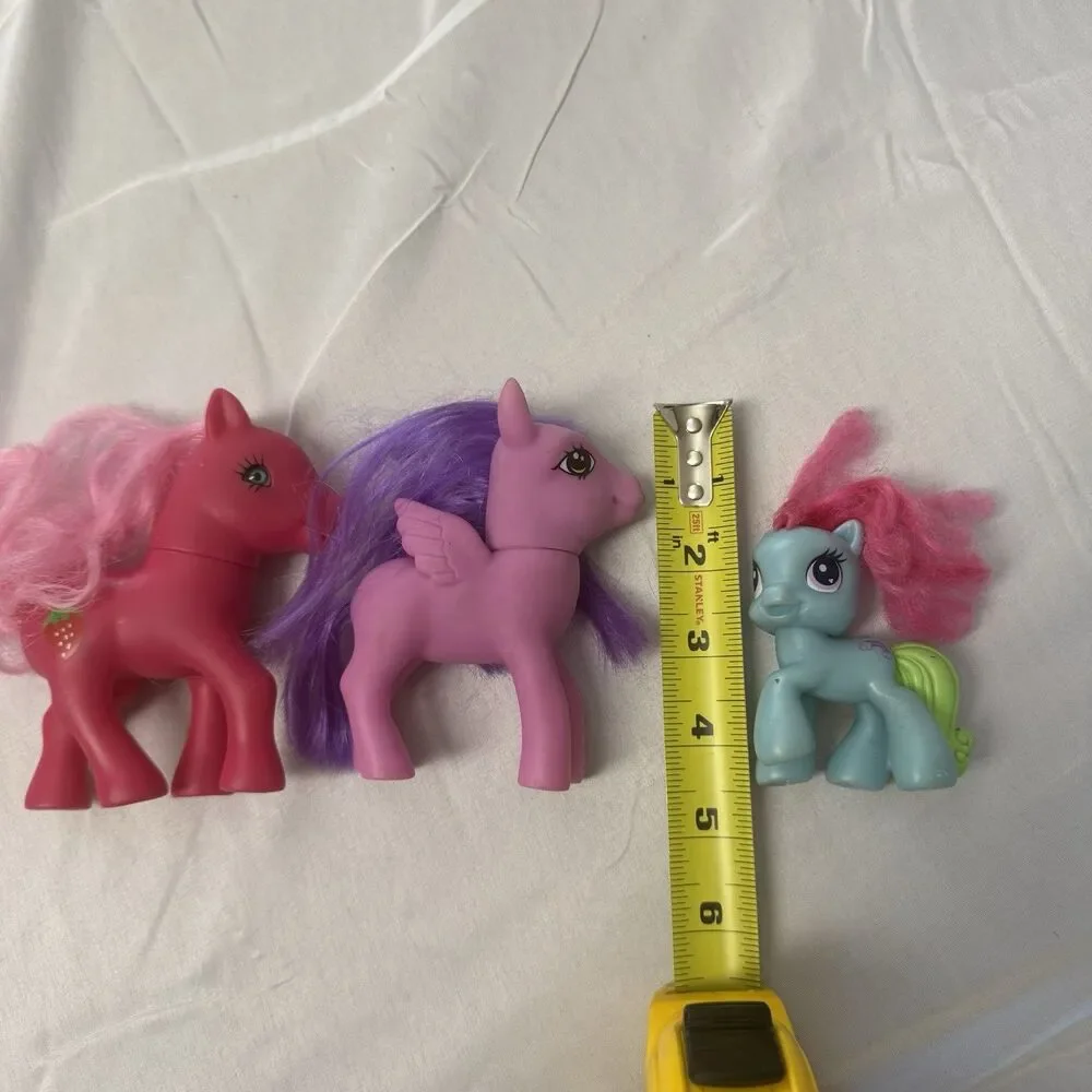 My Little Pony Bundle Brush Manes/Tales Lot of 3 Ponies McDonald’s 2005-2009