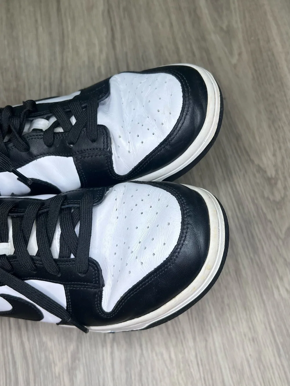 Nike Dunk Low Retro White Black Panda Shoes DD1391-100 Men's Sz 10.5