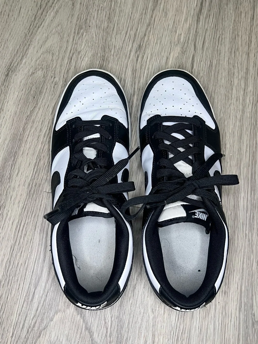 Nike Dunk Low Retro White Black Panda Shoes DD1391-100 Men's Sz 10.5