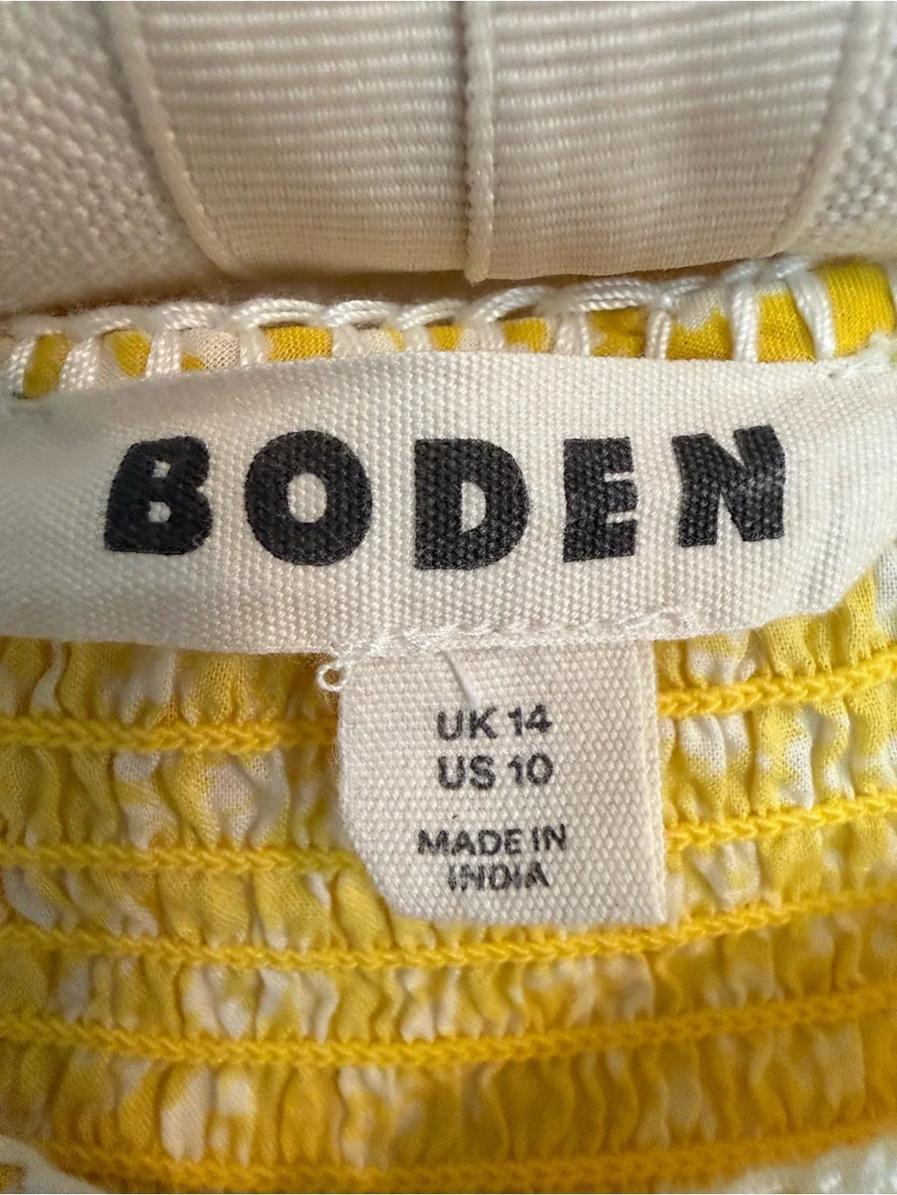 Boden vibrant yellow