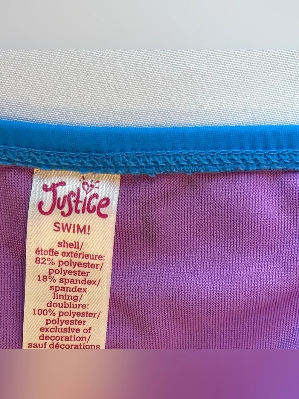 Justice girls swimsuit
