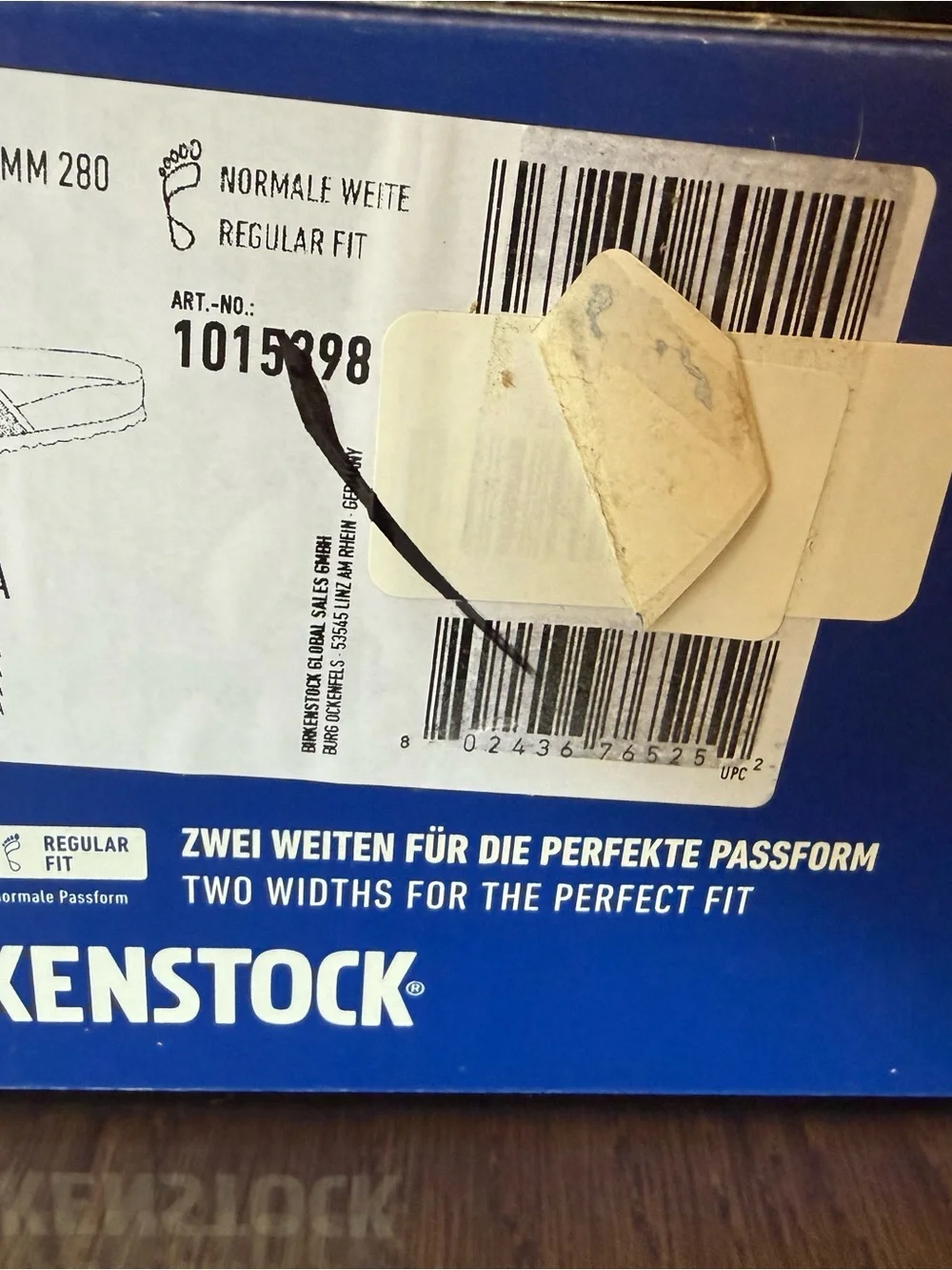 Birkenstock slide logo